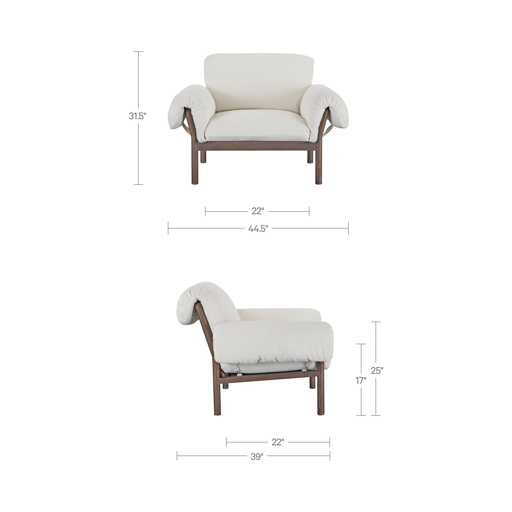 Cardero Lounge Chair FURNITURE - lounge chair Moe's Furniture