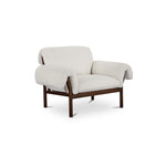 Cardero Lounge Chair FURNITURE - lounge chair Moe's Furniture White