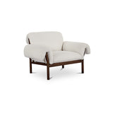 Cardero Lounge Chair FURNITURE - lounge chair Moe's Furniture White