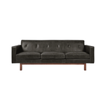 Gus* Modern Embassy 84" Sofa 1 - FURNITURE - sofa Gus Saddle Black Leather