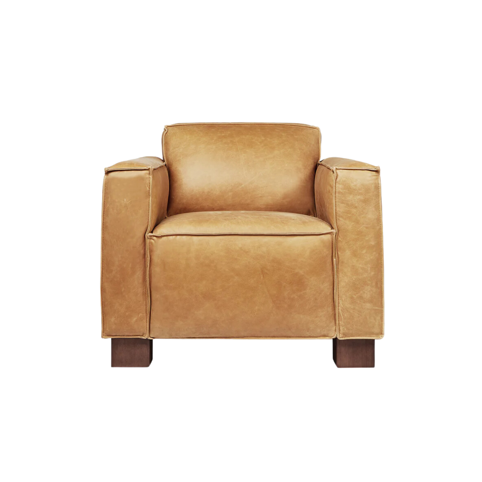 Gus* Modern Cabot Chair 3 - FURNITURE - chair Gus Canyon Whiskey Leather