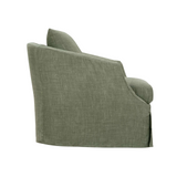 Emmerson Slipcovered Swivel Chair