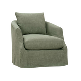 Emmerson Slipcovered Swivel Chair