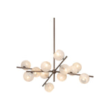 Sonny Chandelier LIGHTING - chandelier Hudson Valley Lighting Bronze Leaf Small