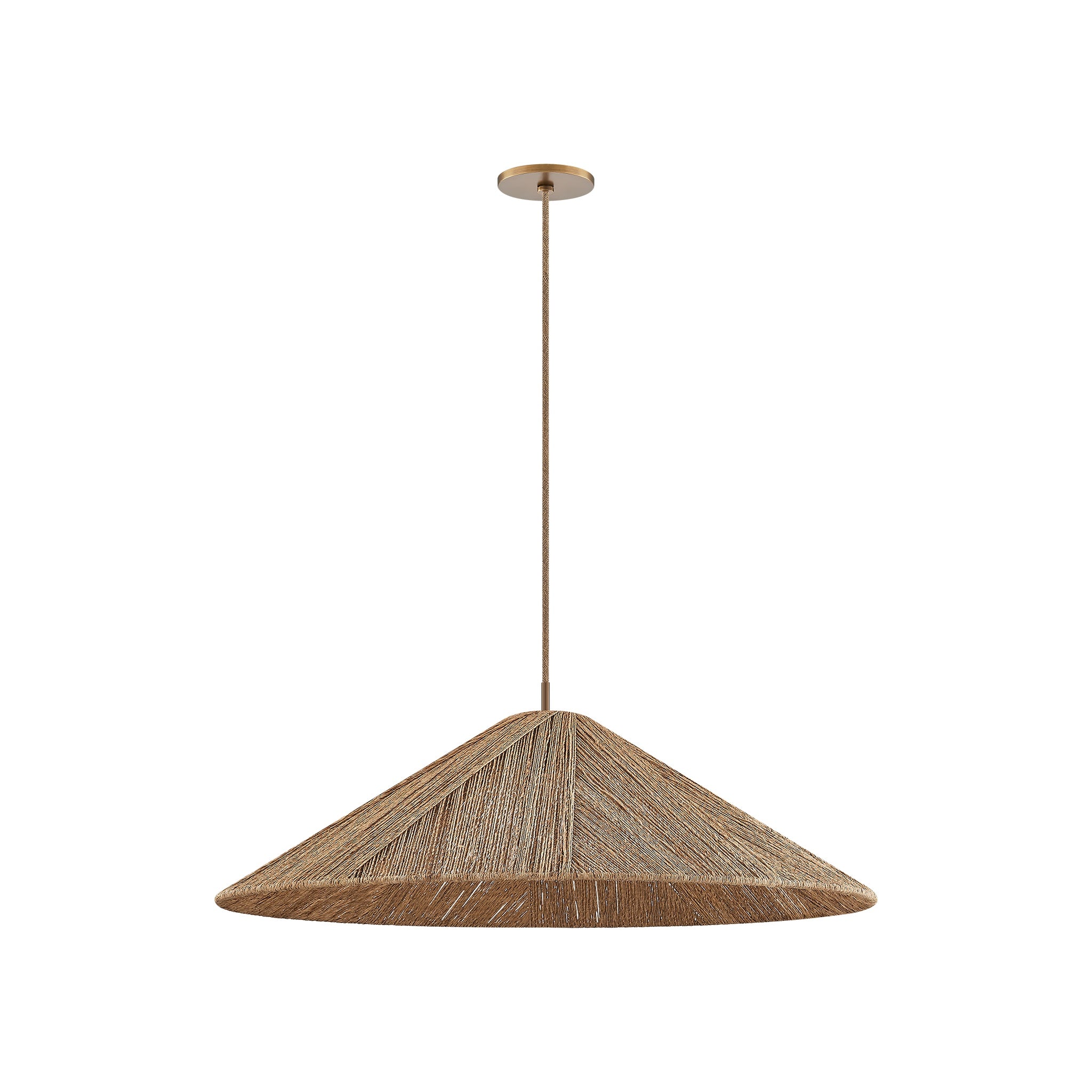 Ahrens Pendant, Patina Brass Large