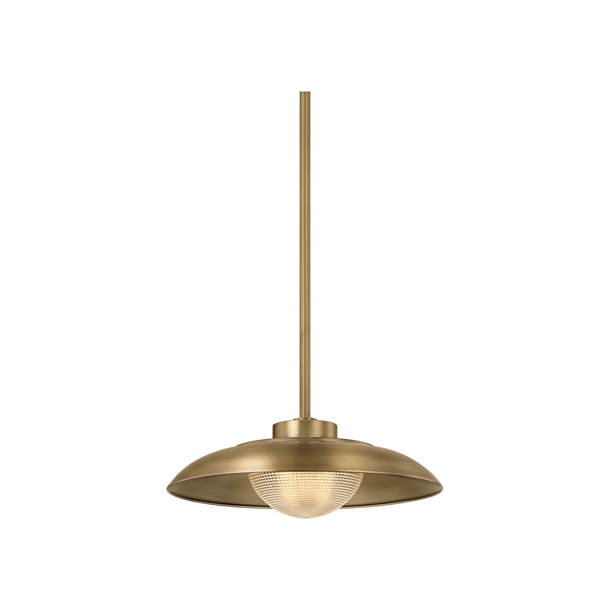 Braxton Pendant, Patina Brass