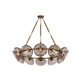 Diego Chandelier LIGHTING - chandelier Hudson Valley Lighting Patina Gold Leaf Large