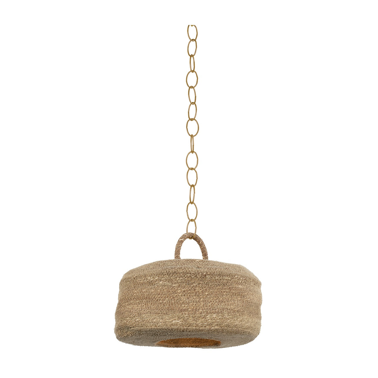 Ferrando Pendant, Patina Brass 15"