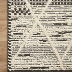 Loloi Fabian Charcoal / Ivory Rug No.1 RUGS - synthetic Loloi