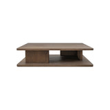 Cadman Large Coffee Table FURNITURE - coffee tables Moe's Furniture Dark Brown