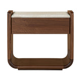 Enns Nightstand FURNITURE - nightstand Moe's Furniture Brown