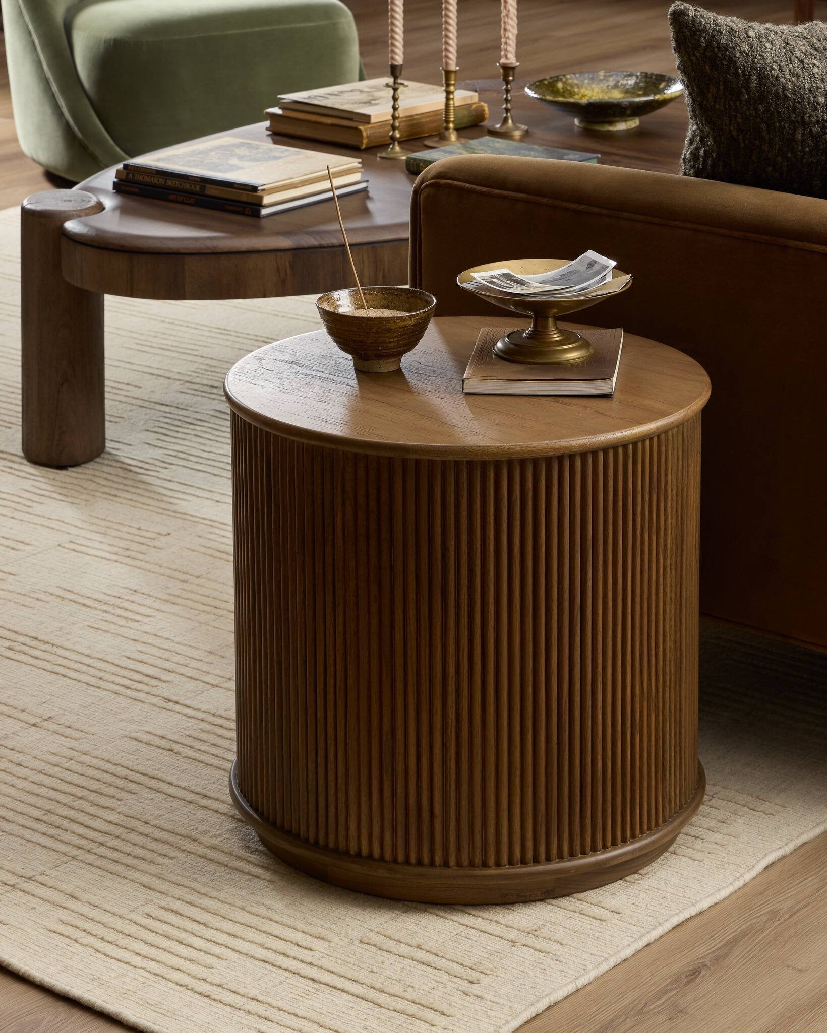 Ona End Table FURNITURE - end table Four Hands