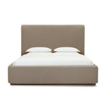 Francis Bed 13 - FURNITURE - bed Style In Form Queen Tan
