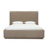 Francis Bed 13 - FURNITURE - bed Style In Form Queen Tan