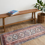Loloi Fiona Coral / Blue Rug RUGS - synthetic Loloi