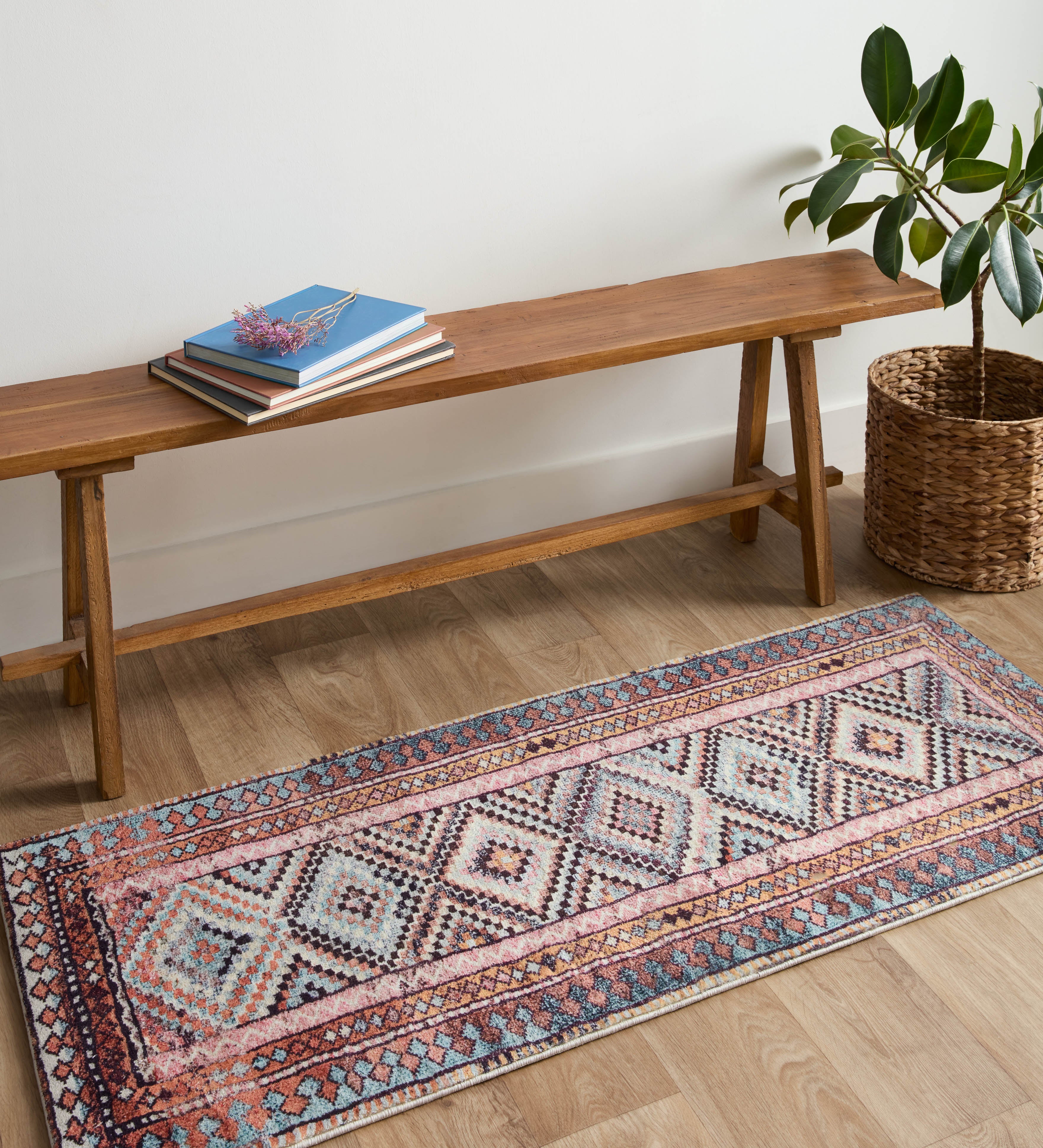 Loloi Fiona Coral / Blue Rug