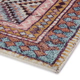 Loloi Fiona Coral / Blue Rug RUGS - synthetic Loloi