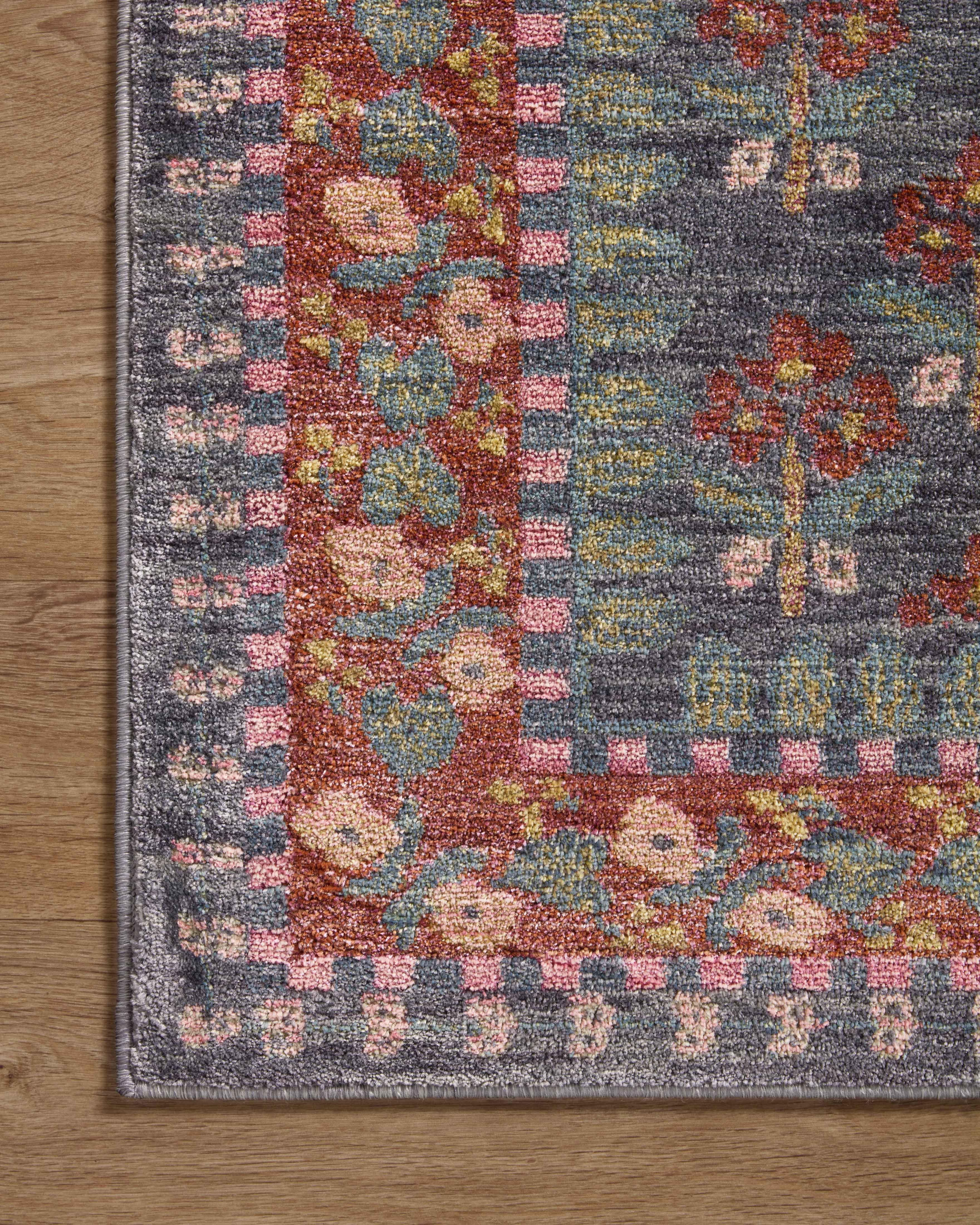 Rifle Paper Co. x Loloi Fiore Navy Rug No.1 RUGS - synthetic Loloi