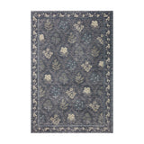 Rifle Paper Co. x Loloi Fiore Navy Rug No.2 RUGS - synthetic Loloi 18" x 18"