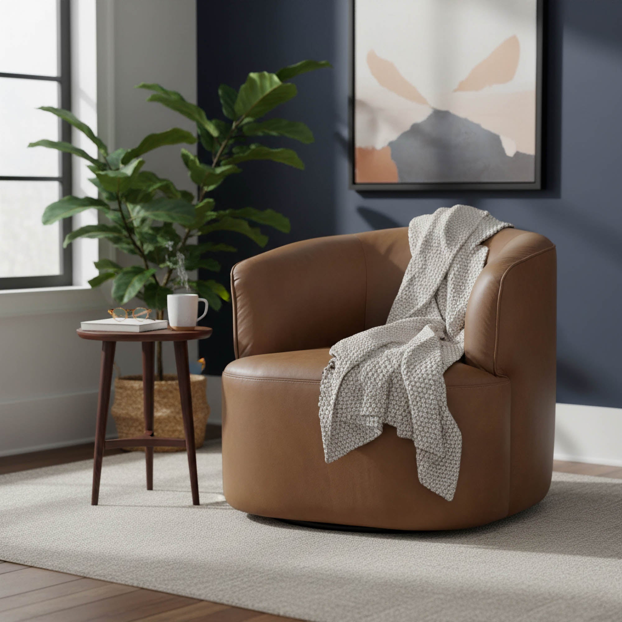 Firesyde Swivel Club Chair