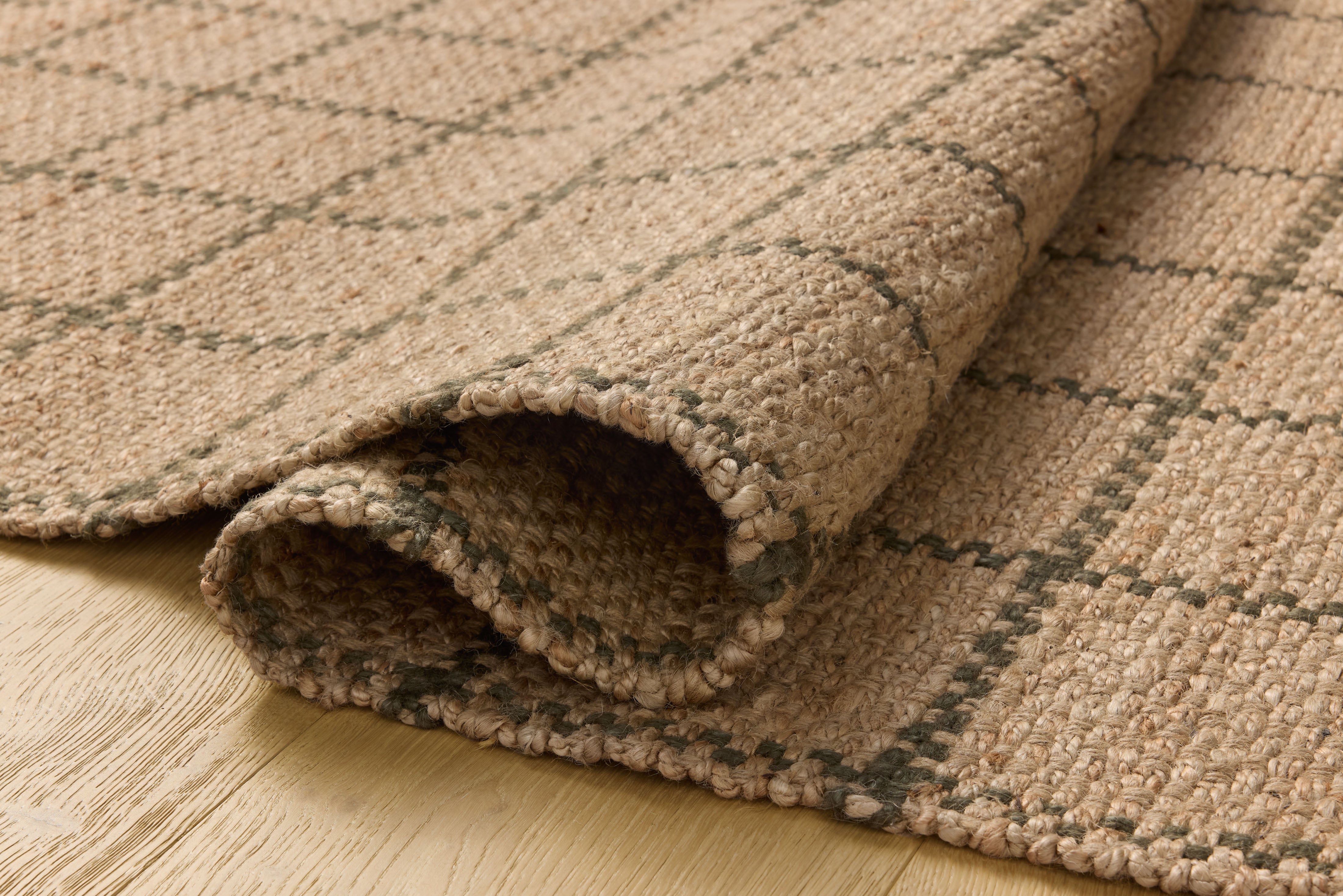 Chris Loves Julia x Loloi Fletcher Natural / Olive Rug – view 4
