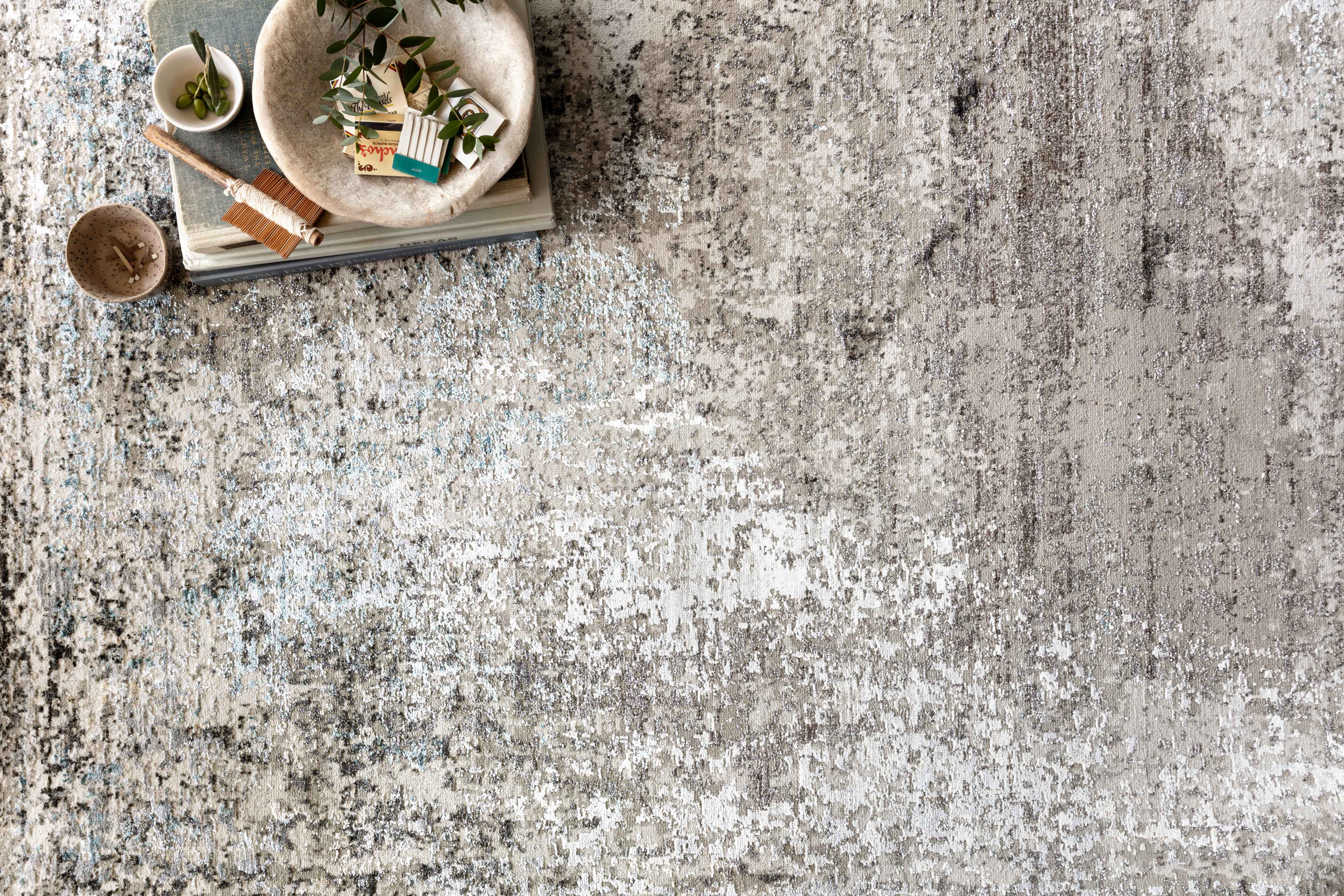 Loloi Franca Slate / Sky Rug RUGS - synthetic Loloi