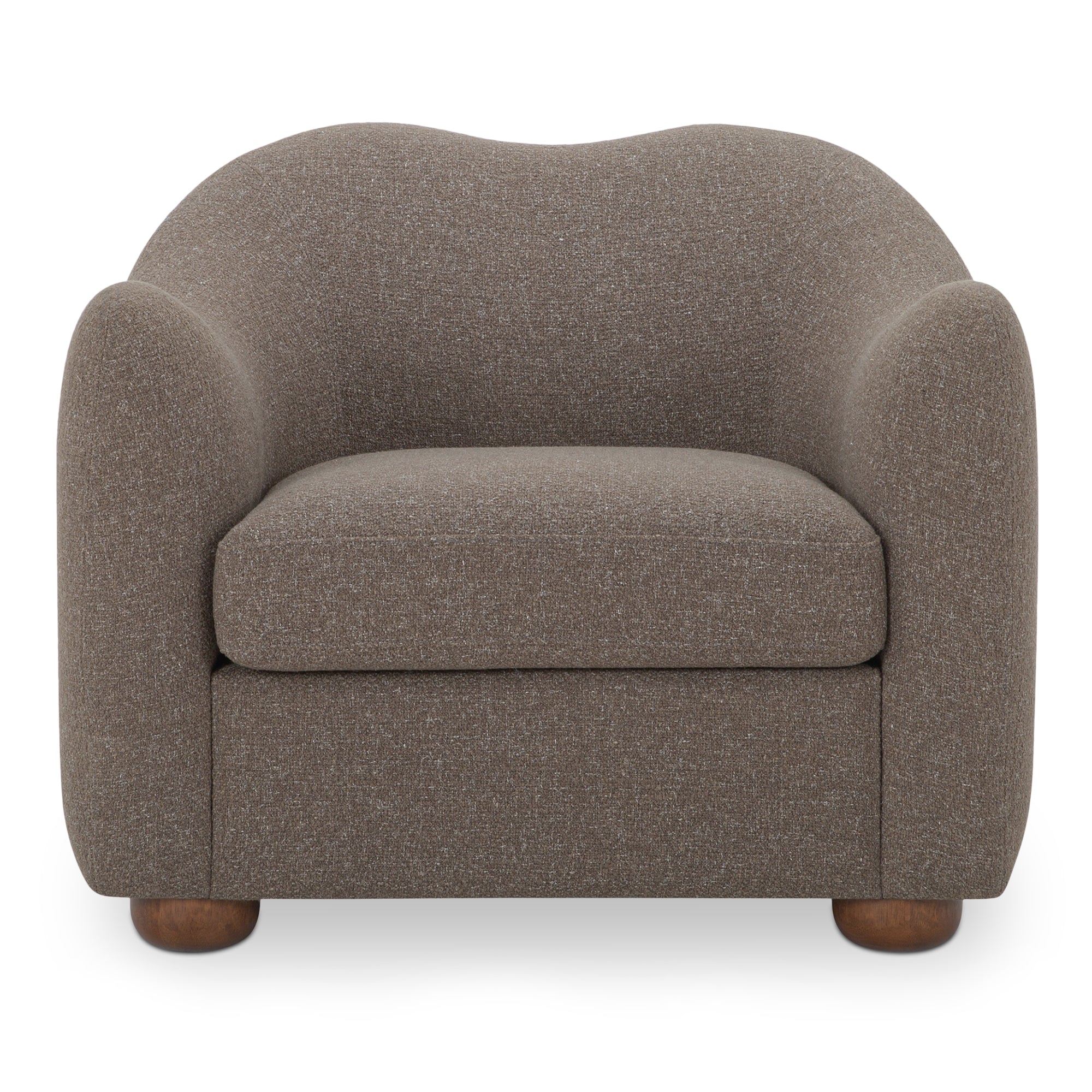 Bria Accent Chair, Brown