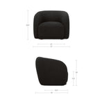 Faye Accent Chair FURNITURE - lounge chair Moe's Furniture