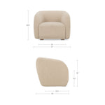 Faye Accent Chair FURNITURE - lounge chair Moe's Furniture