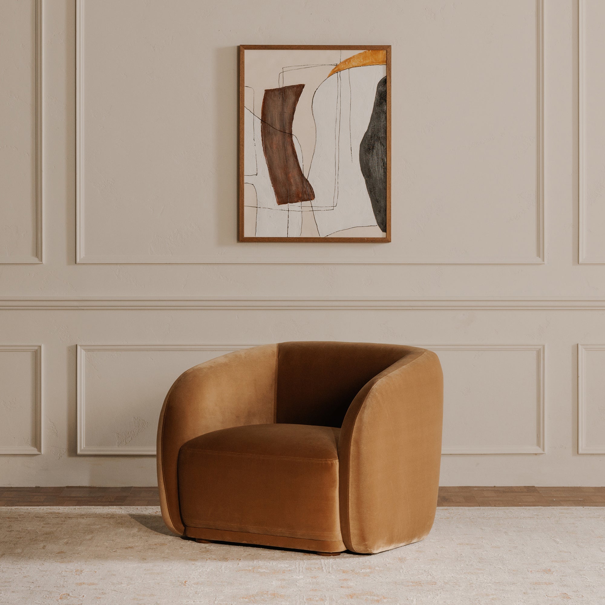 Faye Accent Chair FURNITURE - lounge chair Moe's Furniture