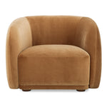 Faye Accent Chair FURNITURE - lounge chair Moe's Furniture Tan
