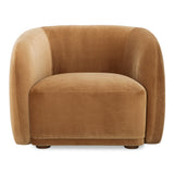 Faye Accent Chair FURNITURE - lounge chair Moe's Furniture Tan