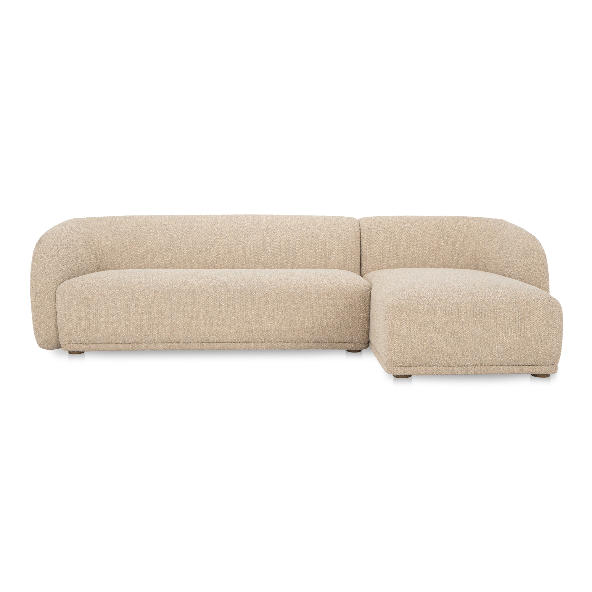 Faye Right Sectional, Beige