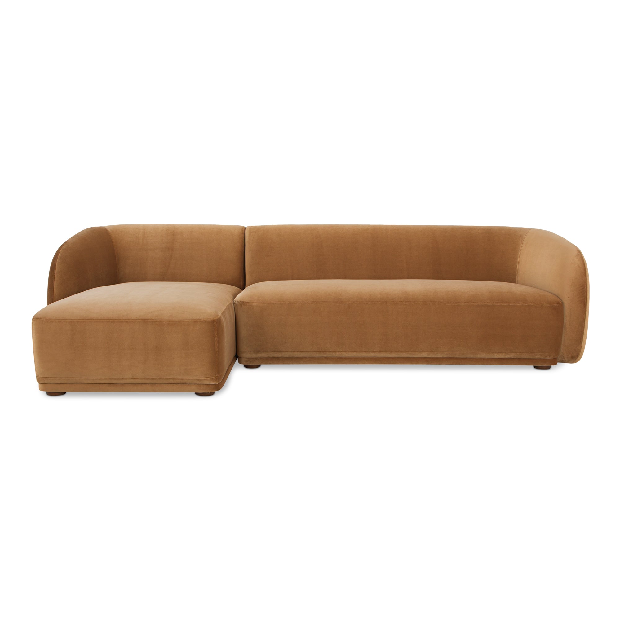 Faye Left Sectional, Tan