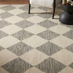 Chris Loves Julia x Loloi Francis Beige / Charcoal Rug Rugs Loloi
