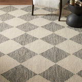Chris Loves Julia x Loloi Francis Beige / Charcoal Rug Rugs Loloi