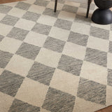 Chris Loves Julia x Loloi Francis Beige / Charcoal Rug Rugs Loloi