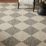 Chris Loves Julia x Loloi Francis Beige / Charcoal Rug Rugs Loloi