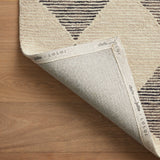 Chris Loves Julia x Loloi Francis Beige / Charcoal Rug Rugs Loloi