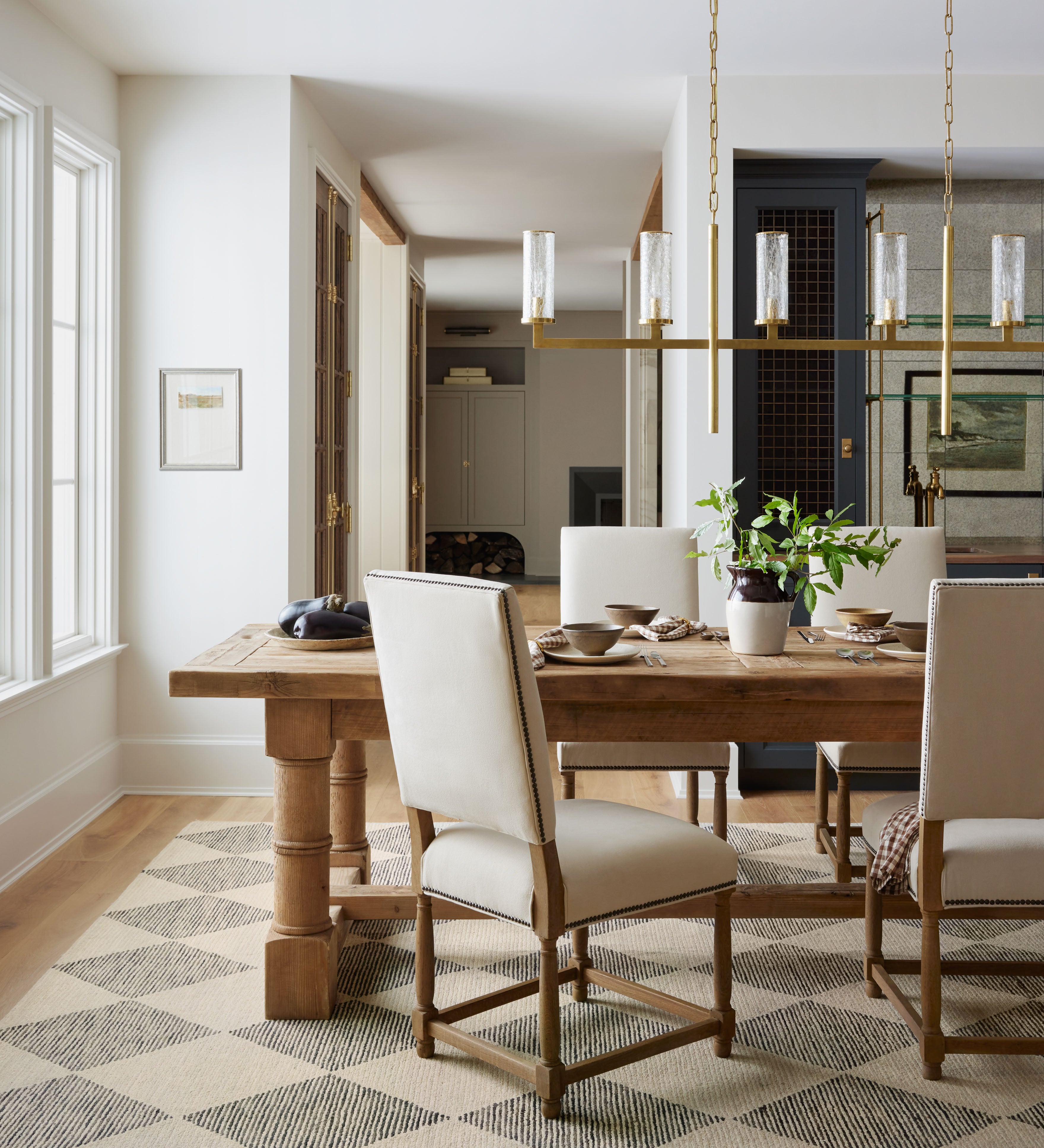 Chris Loves Julia x Loloi Francis Beige / Charcoal Rug Rugs Loloi