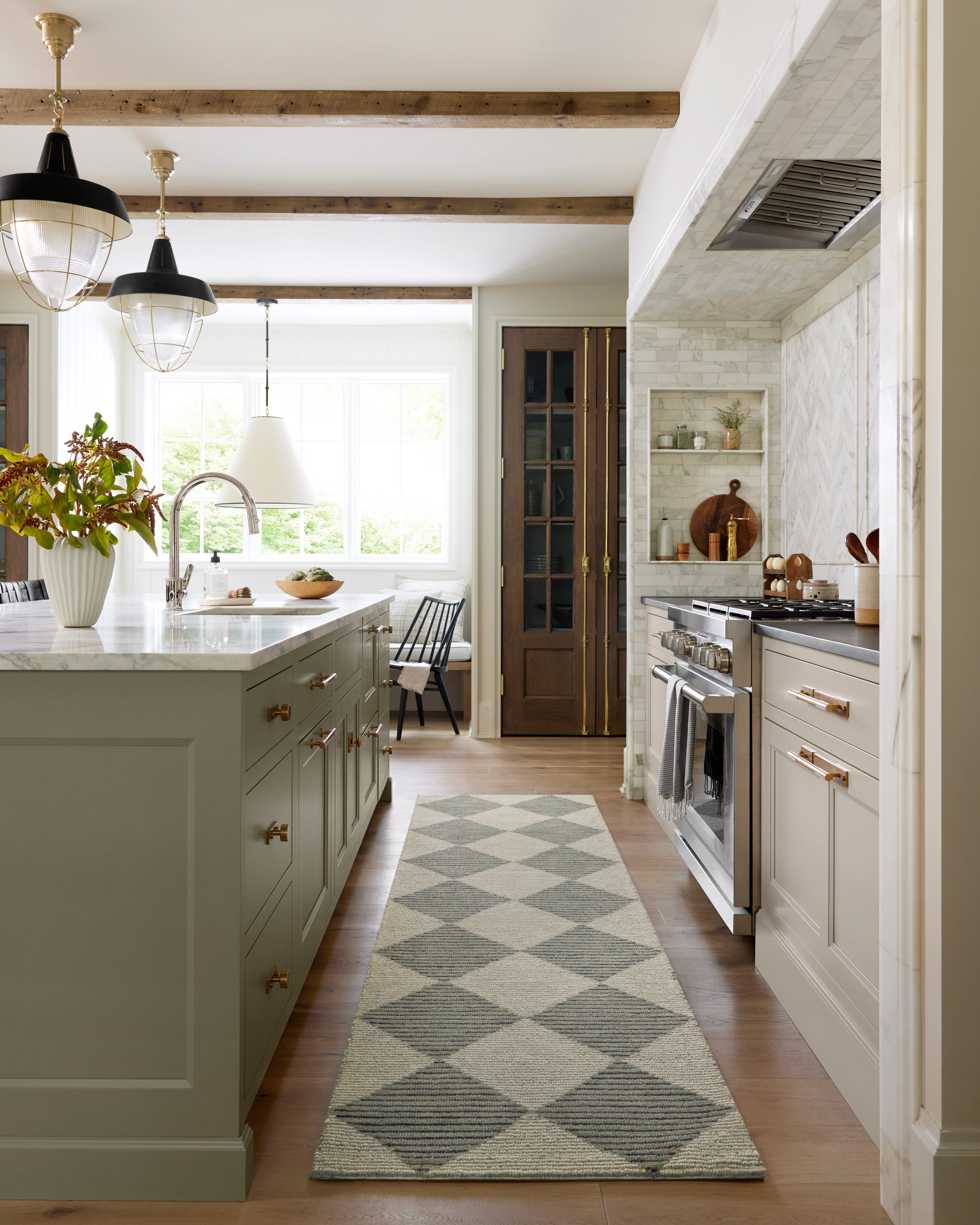 Chris Loves Julia x LoloiFrancis Spa / Granite Rug RUGS - wool Loloi