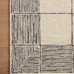 Chris Loves Julia x Loloi Francis Cream / Black Rug 0-RUGS Loloi