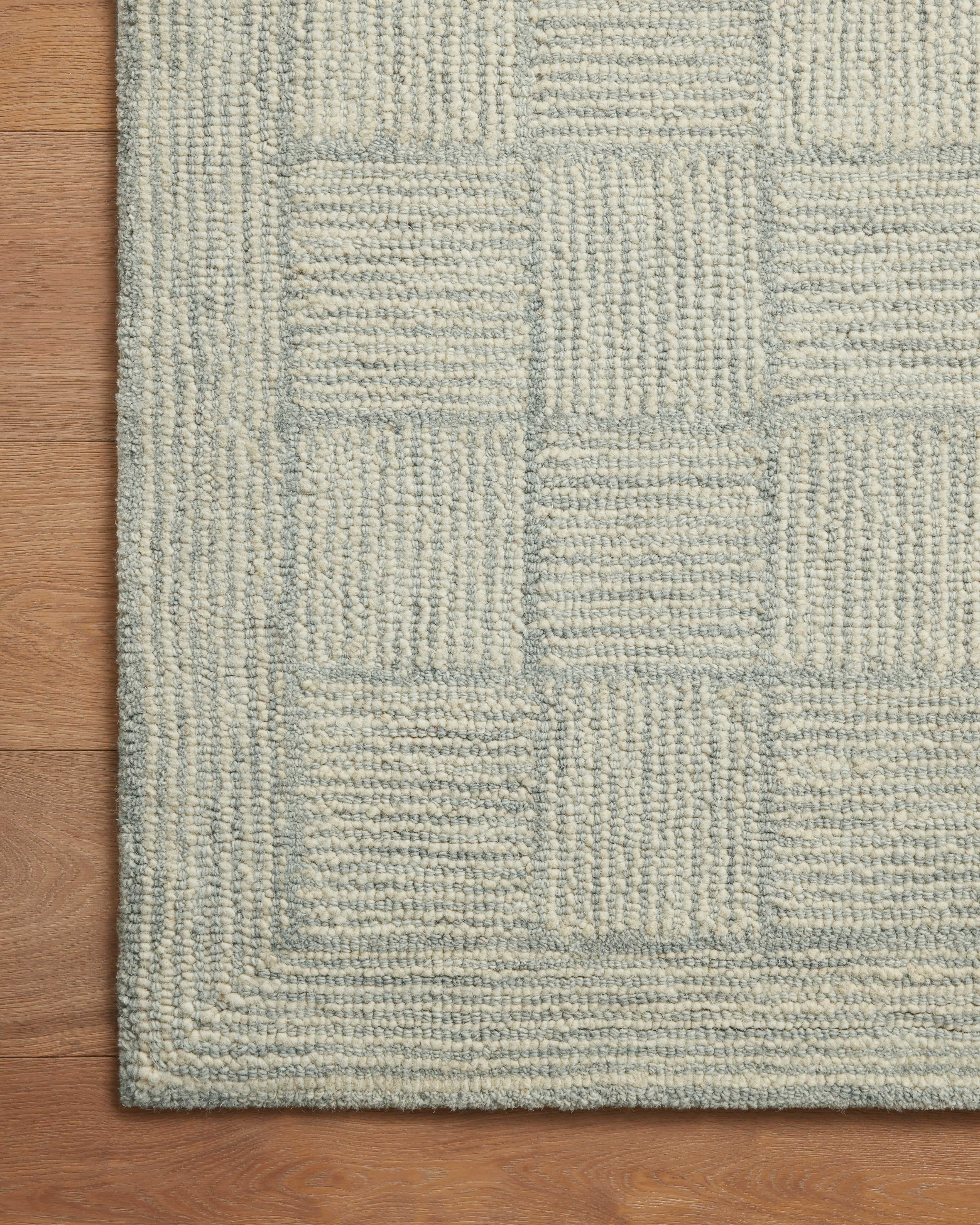 Chris Loves Julia x Loloi Francis Silver / Sky Rug Rugs Loloi