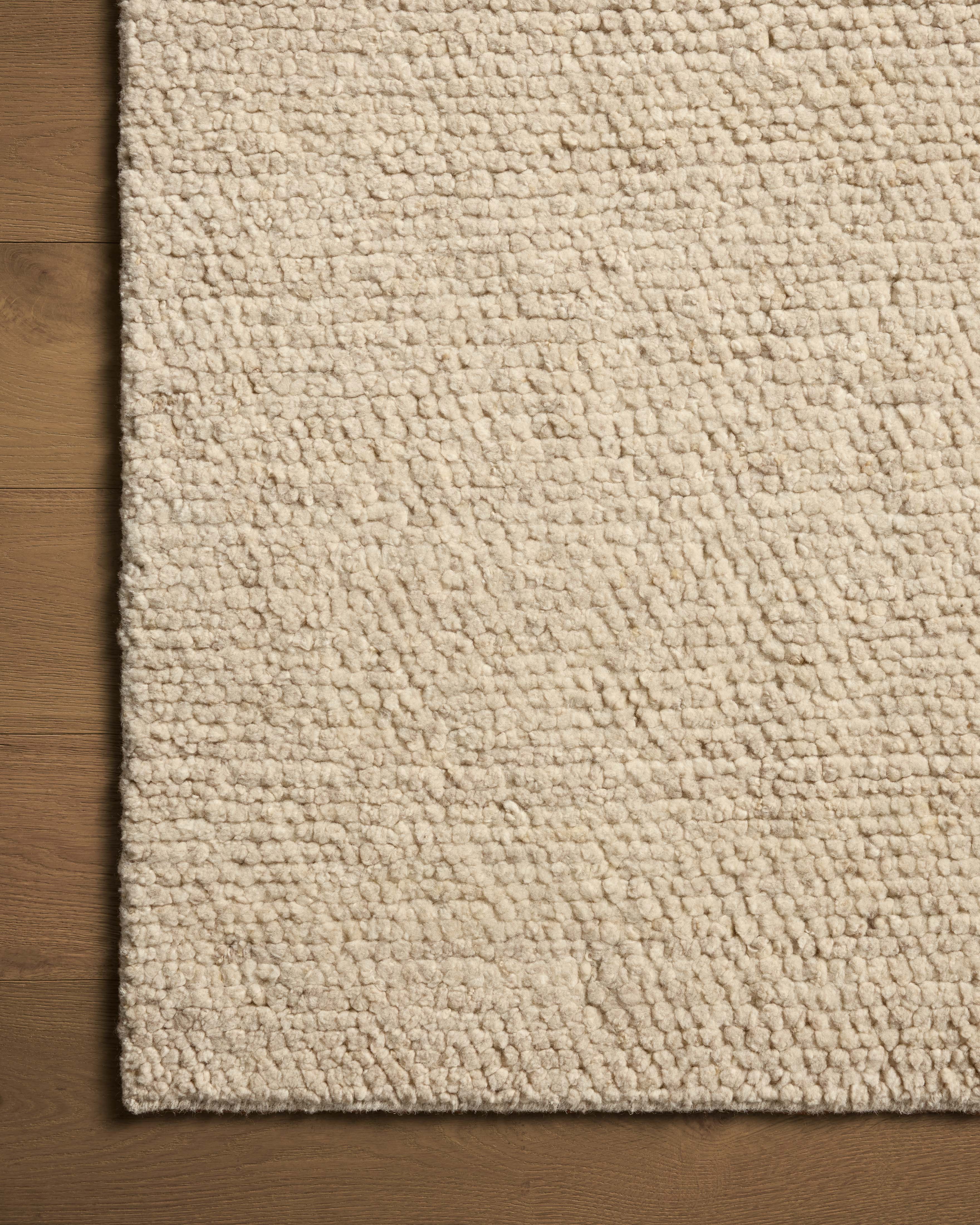 Brigette Romanek x Loloi Frida Bone Rug 1- RUGS - wool Loloi