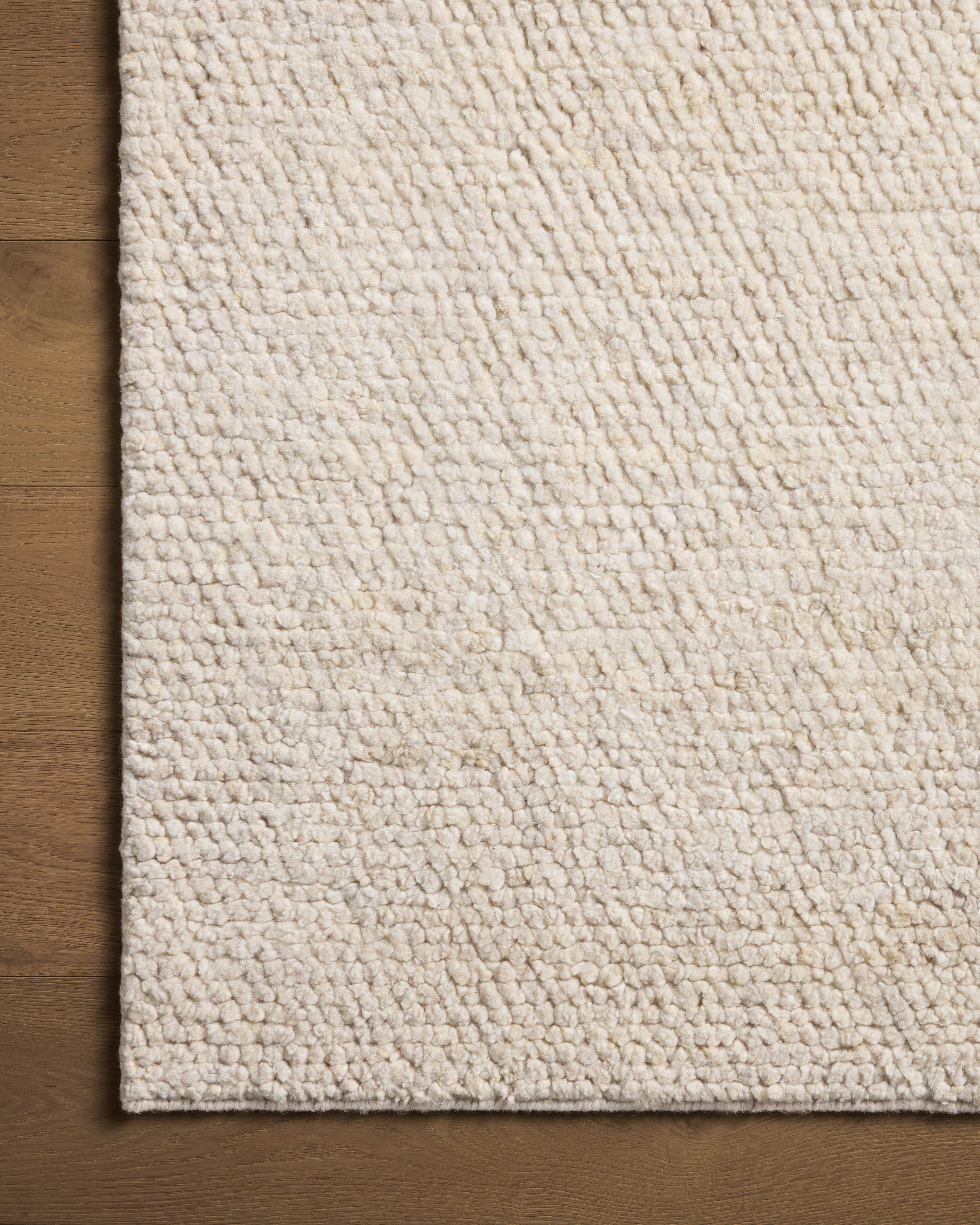 Brigette Romanek x Loloi Frida Silver Rug 1- RUGS - wool Loloi