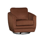 Baltimore Club Chair FURNITURE - accent chair LH IMPORTS Swivel Glider Ginger Rust