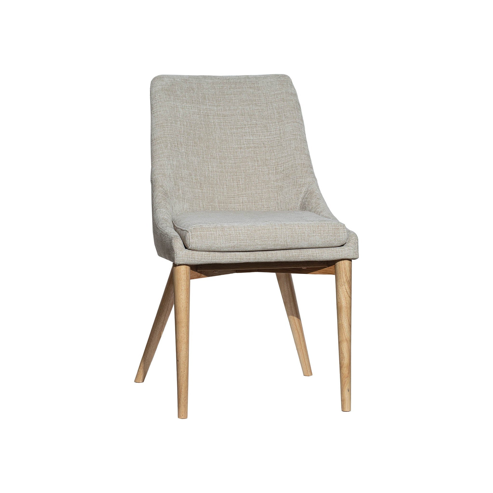 Frits Dining Chair - set of 2 - Taupe/Dark Brown – view 8
