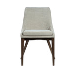 FLOOR MODEL - Frits Dining Chair - set of 2 - Taupe/Dark Brown FURNITURE - floor model LH IMPORTS