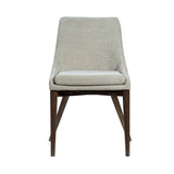 FLOOR MODEL - Frits Dining Chair - set of 2 - Taupe/Dark Brown FURNITURE - floor model LH IMPORTS