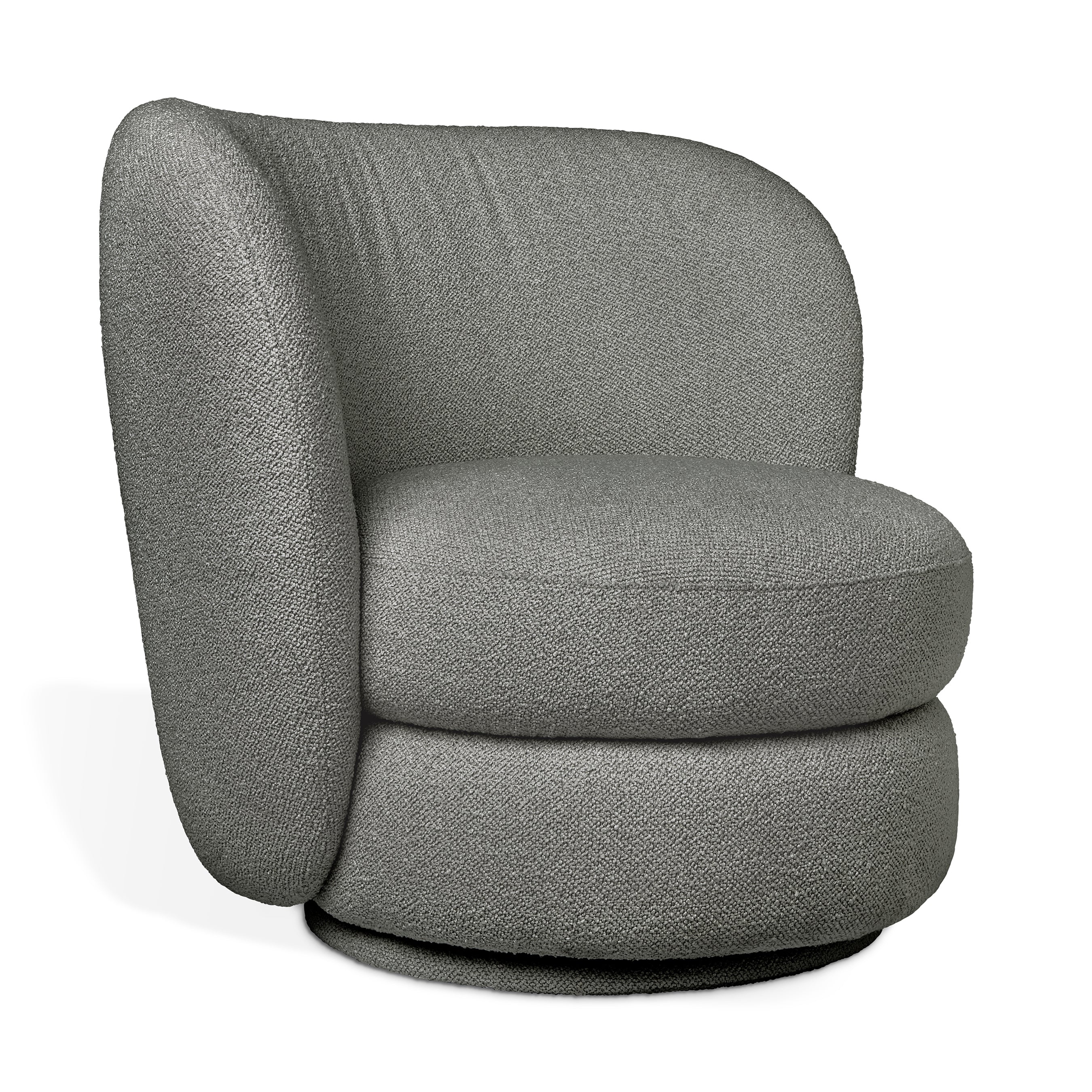 Gus* Forme Swivel Chair FURNITURE - lounge chair Gus Morris Scoria